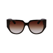 Ferragamo Brown Bio Injected Sunglasses
