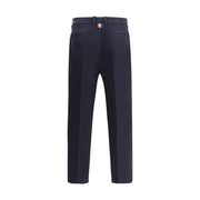 Thom Browne Blue Cotton Casual Pants