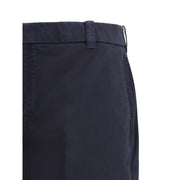 Thom Browne Blue Cotton Casual Pants