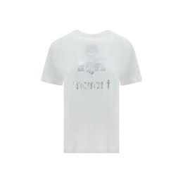 Marant Etoile White Linen T-Shirt