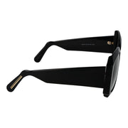 GCDS Black Acetate Sunglasses