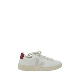 Veja White Calf Leather Bos Taurus Low Top Sneakers