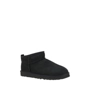 UGG Black Goatskin Ankle Boots