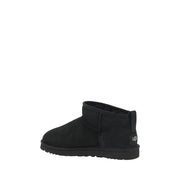 UGG Black Goatskin Ankle Boots