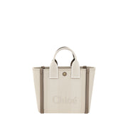 Chloé Beige Cotton Handbag