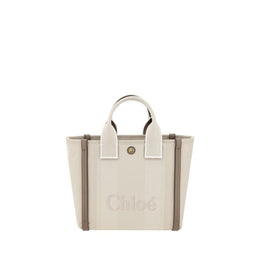 Chloé Beige Cotton Handbag
