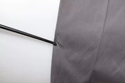 Dolce & Gabbana Dark Gray Mid Waist Dress Pants