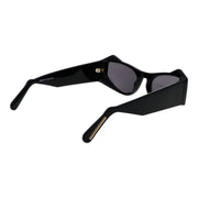 GCDS Black Acetate Sunglasses