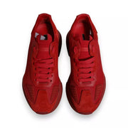 Dolce & Gabbana Red Leather Daymaster Low Top Sneakers Shoes