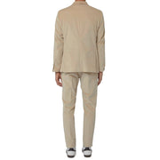 AT.P.CO Beige Cotton-Blend Mens Suit