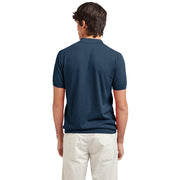 AT.P.CO Blue Cotton Men Polo Shirt