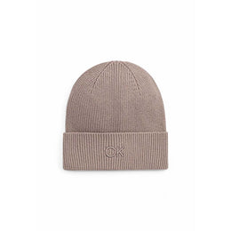 Calvin Klein Beige Organic Cotton Cap (Baseball Hat)