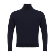 Colombo Blue Cashmere Turtleneck