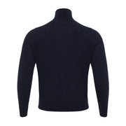 Colombo Blue Cashmere Turtleneck