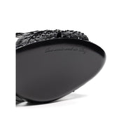 Dolce & Gabbana Black Snake Skin  Platform Sandals