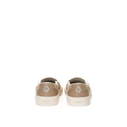 Dior Beige Leather Slip-On Loafers