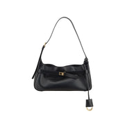 Balenciaga Black Calf Leather Bos Taurus Shoulder Bag