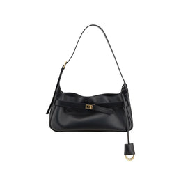 Balenciaga Black Calf Leather Bos Taurus Shoulder Bag