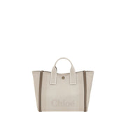 Chloé Beige Cotton Handbag