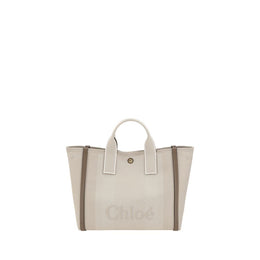 Chloé Beige Cotton Handbag