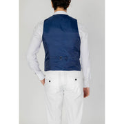 Only & Sons Blue Polyester Waistcoat