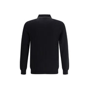 Svevo Black Cotton Polo Shirt