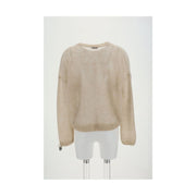 Brunello Cucinelli Beige Mohair Sweatshirt