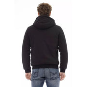 Baldinini Trend Black Polyester Hoodie