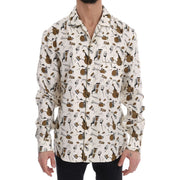 Dolce & Gabbana Multicolor Silk Pattern Shirt