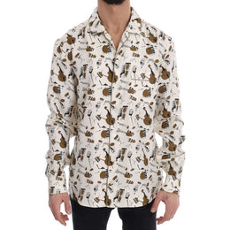 Dolce & Gabbana Multicolor Silk Pattern Shirt