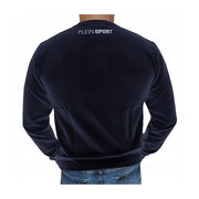 Plein Sport Blue Cotton Sweatshirt