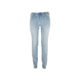 Jacob Cohen Blue Cotton Skinny Pants
