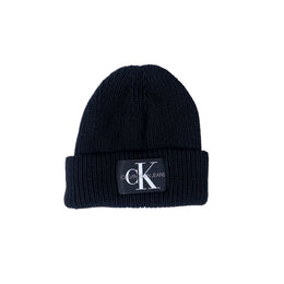 Calvin Klein Black Marabou Beanie
