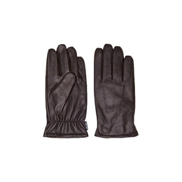 Only & Sons Brown Leather Gloves