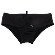 Dsquared² Black Polyamide Swim Briefs