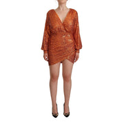 Aniye By Orange Polyester Cocktail Dress