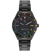 Adidas Black Stainless Steel Dress Watch