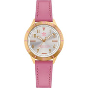 Adidas Multicolor Leather Dress Watch