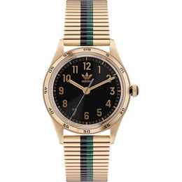 Adidas Gold Stainless Steel Dress Watch