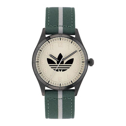 Adidas Green Fabric Sport Watch