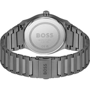 Hugo Boss Gray Stainless Steel Dress Watch