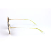 Polaroid Gold Metal Sunglasses