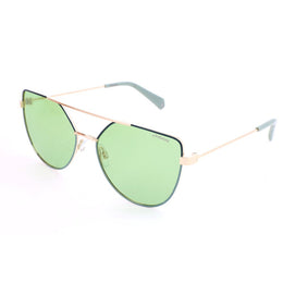 Polaroid Gold Metal Sunglasses