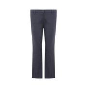 Lardini Blue Linen Casual Pants