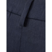Lardini Blue Linen Casual Pants