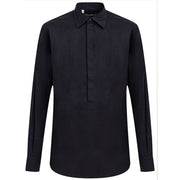 Dolce & Gabbana Navy Blue Cotton Dress Shirt
