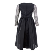 Lardini Black Polyester Cocktail Dress