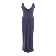 Lardini Blue Viscose Casual Dress