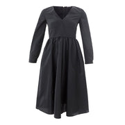 Lardini Black Polyester Cocktail Dress