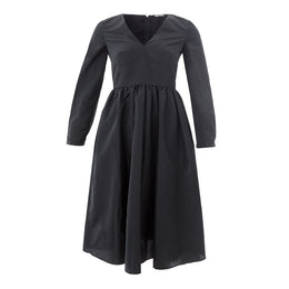 Lardini Black Polyester Cocktail Dress